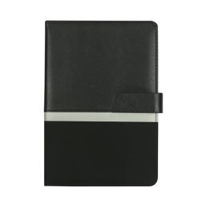 Dorniel A5 Size PU Notebooks with Magnetic Flap (Set of 50)