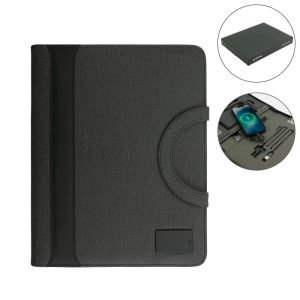 Dorniel Portfolio A4, Wireless Powerbank 8000mAh & LED Logo (Set of 2)
