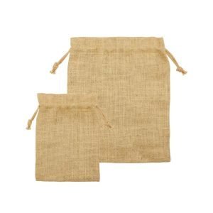 Jute Drawstring Pouches in A4 and A5 Size (Set of 100)