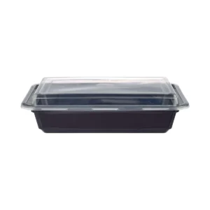 Black Base Rectangular Container