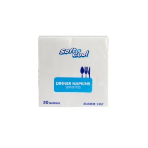 Soft n Cool Paper Folded Dinner Napkin 33 X 33 cm 2000 Pieces
